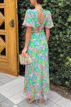 MONTPELLIER – Floral Maxi Dress – 2393