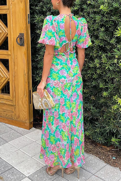 MONTPELLIER – Floral Maxi Dress – 2393