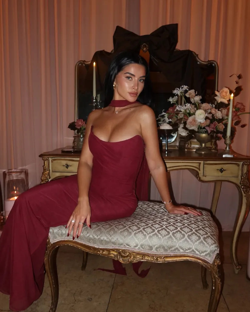 PORTO – Strapless Maxi Dress – 1592