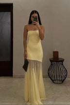 MONACO – Strapless Maxi Dress – 2384