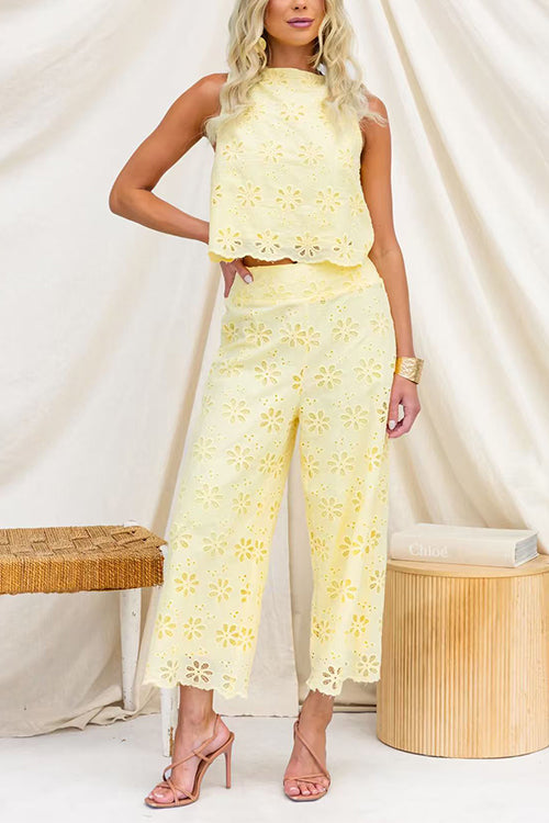MONACO – Wide Leg Pants – 9296