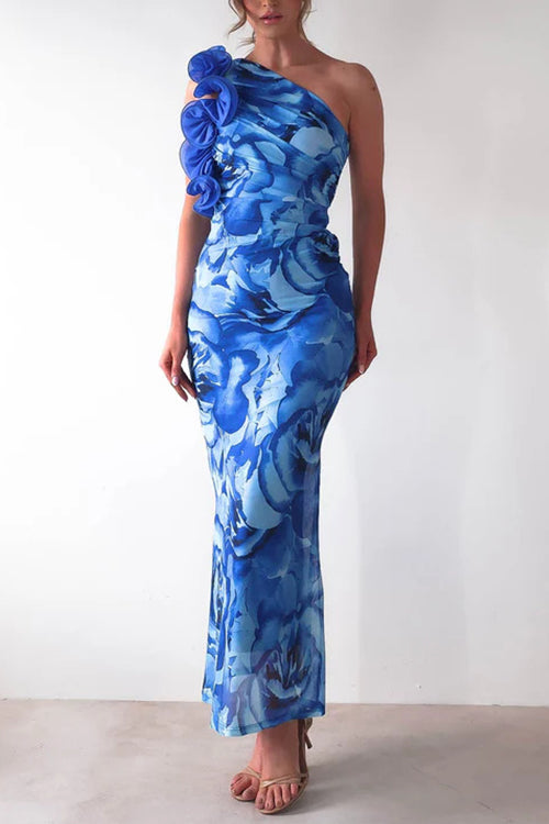 PORTO – One Shoulder Maxi Dress – 7400