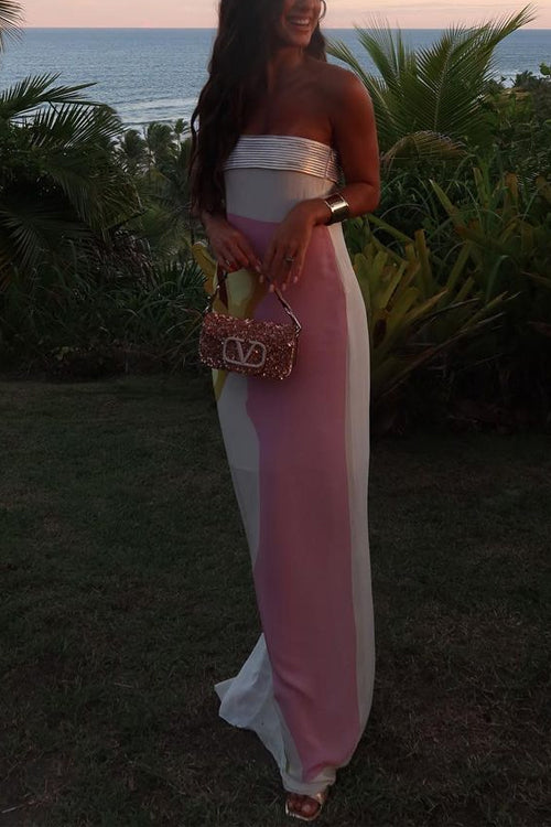 MILAN – Strapless Maxi Dress – 3963