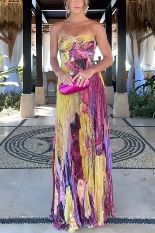 MALAGA – Floral Maxi Dress – 4041