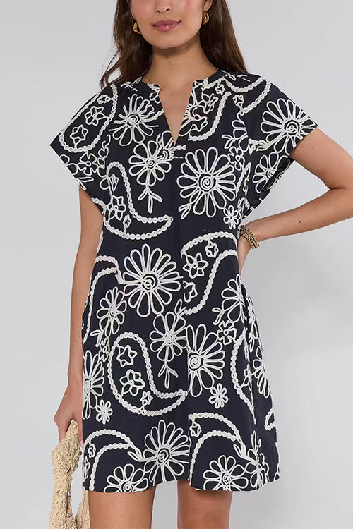 SALERNO – Floral Mini Dress – 8120