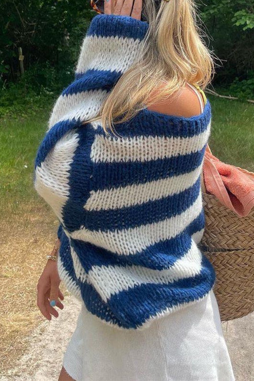 WARSAW – Striped Pullover Sweater – 7988