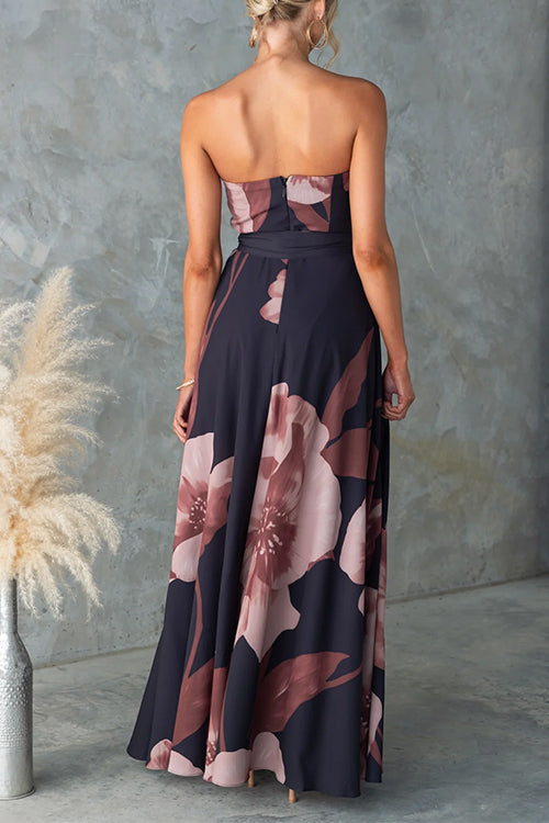 CORFU – Strapless Maxi Dress – 2309