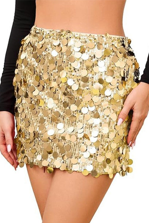 DUBROVNIK – Sequin Mini Skirt – 2548