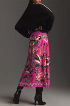 NAPLES – High Rise Midi Skirt – 9826