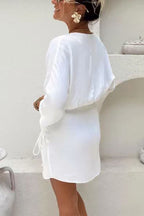 MONTPELLIER – Satin Mini Dress – 9908