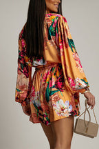 IBIZA – Floral Wrap Romper – 8145