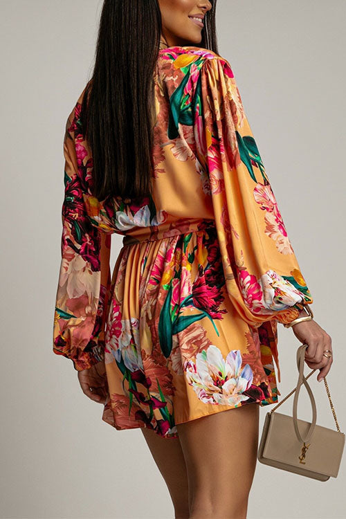 IBIZA – Floral Wrap Romper – 8145