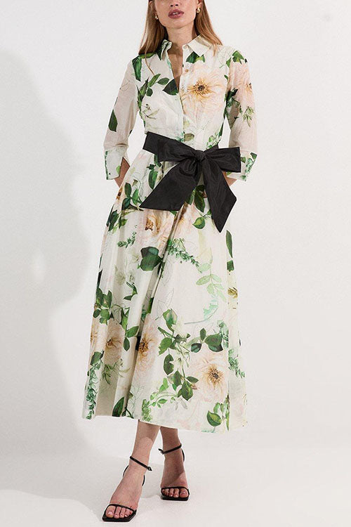 ANTIBES – Button-Up Maxi Dress – 6541