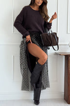 CAPRI – Polka Dot Maxi Skirt – 9171