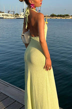MALAGA – Halter Maxi Dress – 5469
