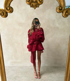 VENICE – Ruffle Mini Dress – 6817