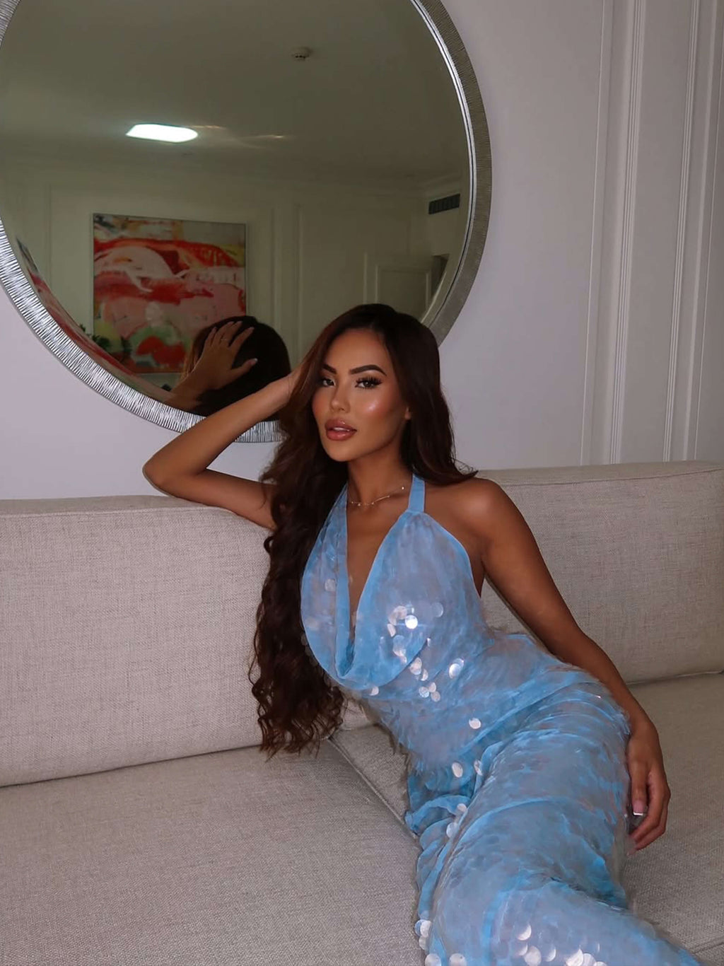 MUNICH – Sequin Maxi Dress – 7849