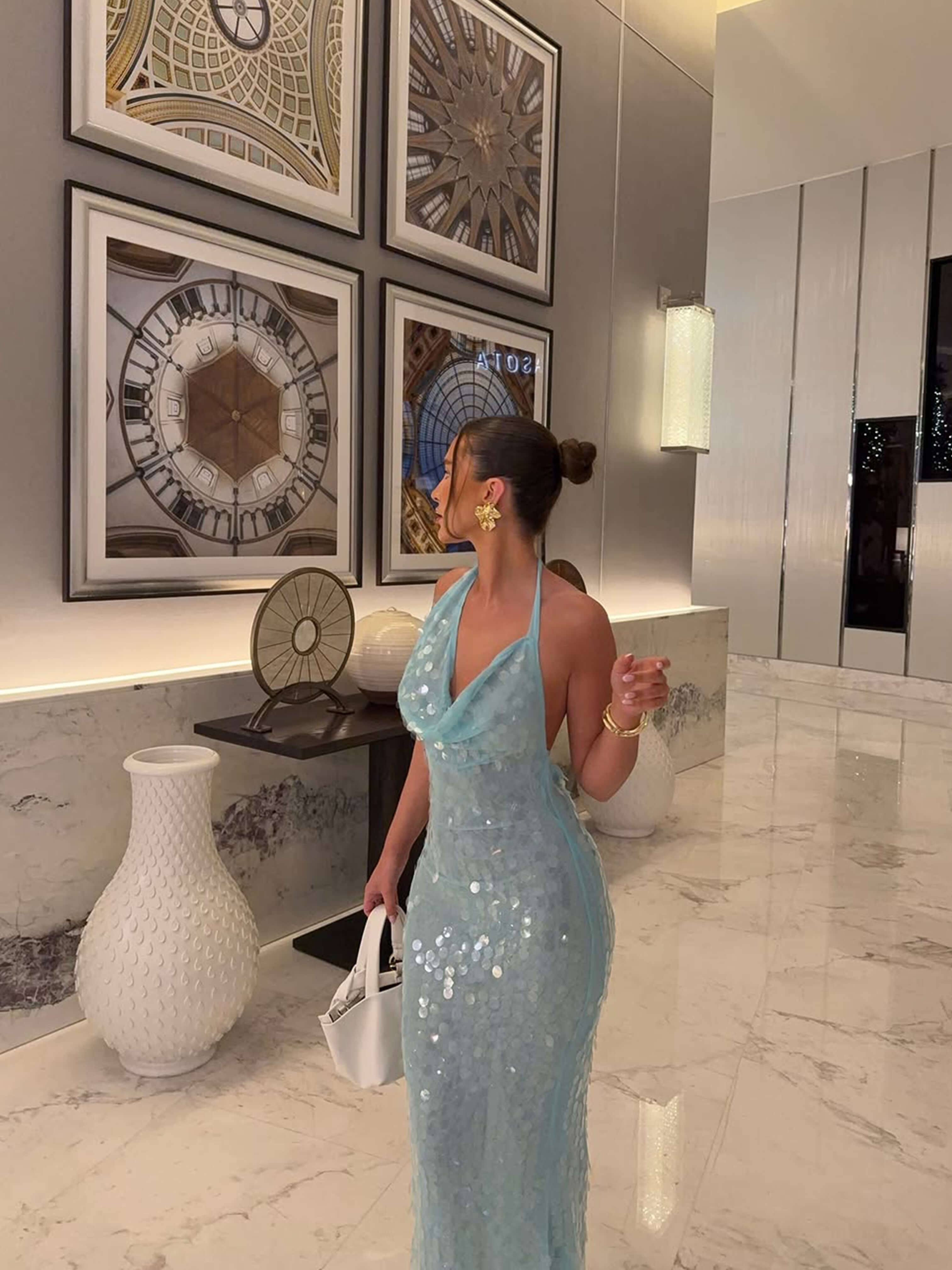 MUNICH – Sequin Maxi Dress – 7849