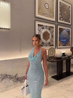 MUNICH – Sequin Maxi Dress – 7849