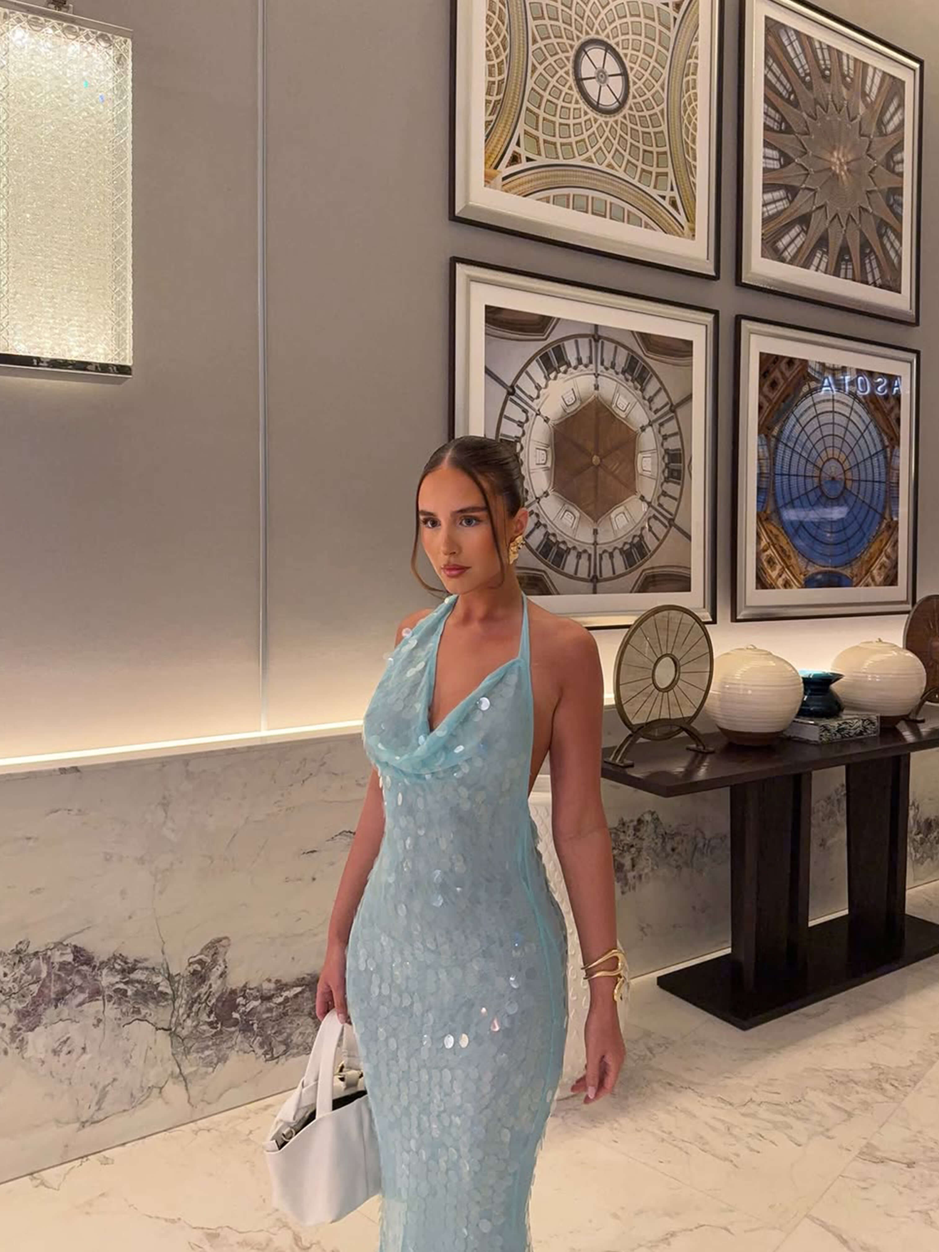 MUNICH – Sequin Maxi Dress – 7849