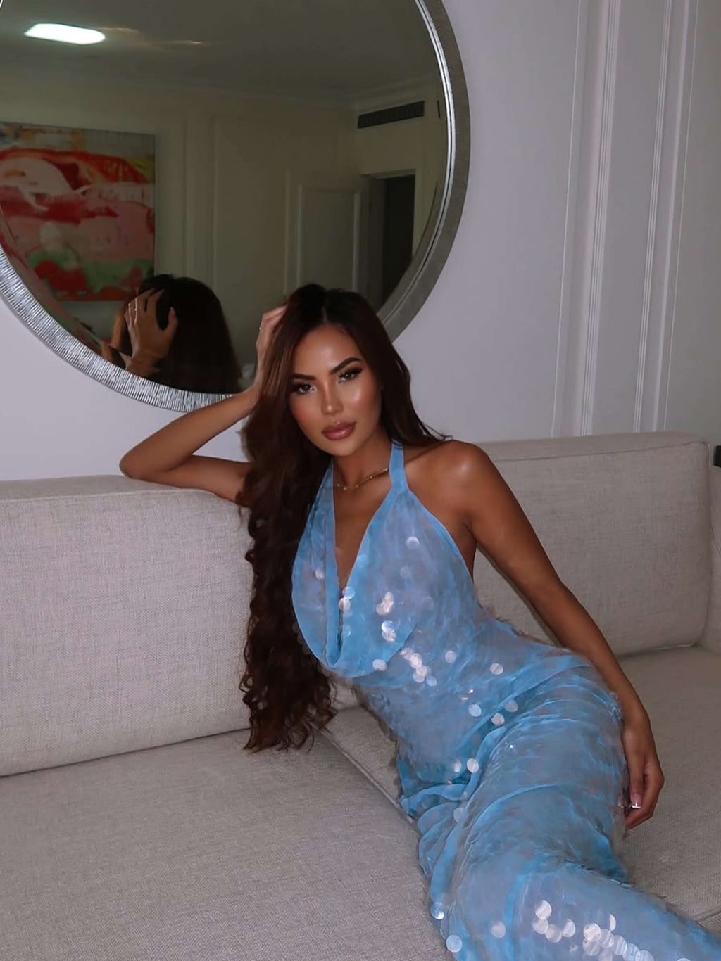 MUNICH – Sequin Maxi Dress – 7849