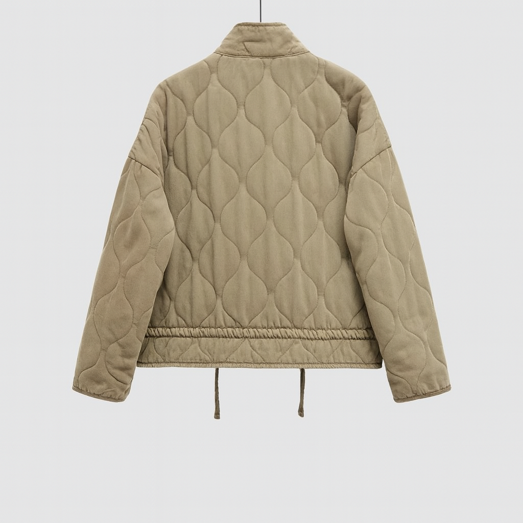 PRAGUE – Quilted Collar Jacket – 240 – Cotton Lenzing™