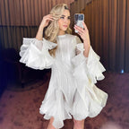 ATHENS – Long Sleeve Mini Dress – 1335