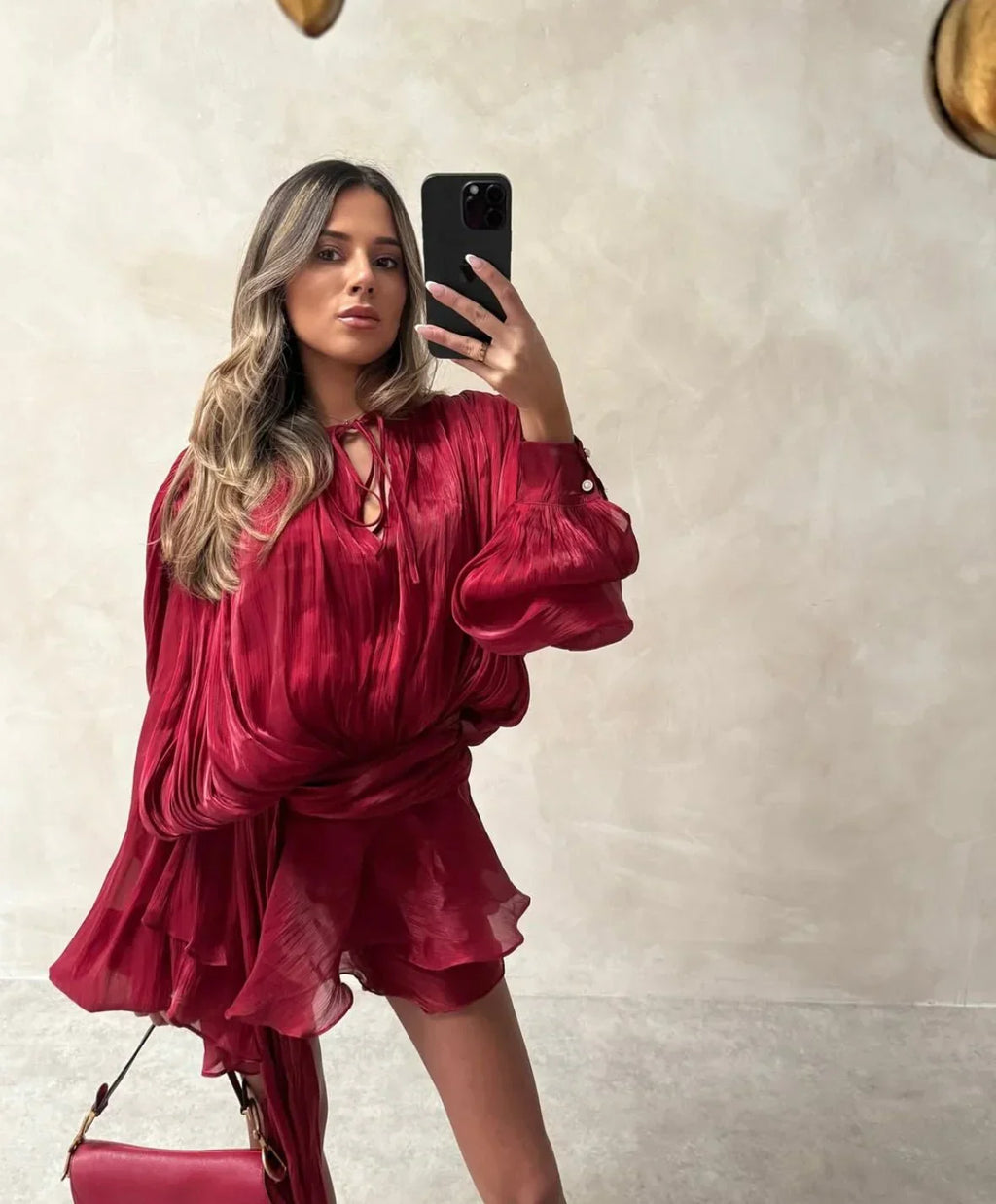 VENICE – Ruffle Mini Dress – 6817