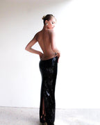 MYKONOS – Sequin Halter Maxi – 3045