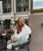 BRUSSELS – Oversized Faux Fur Coat – 4242