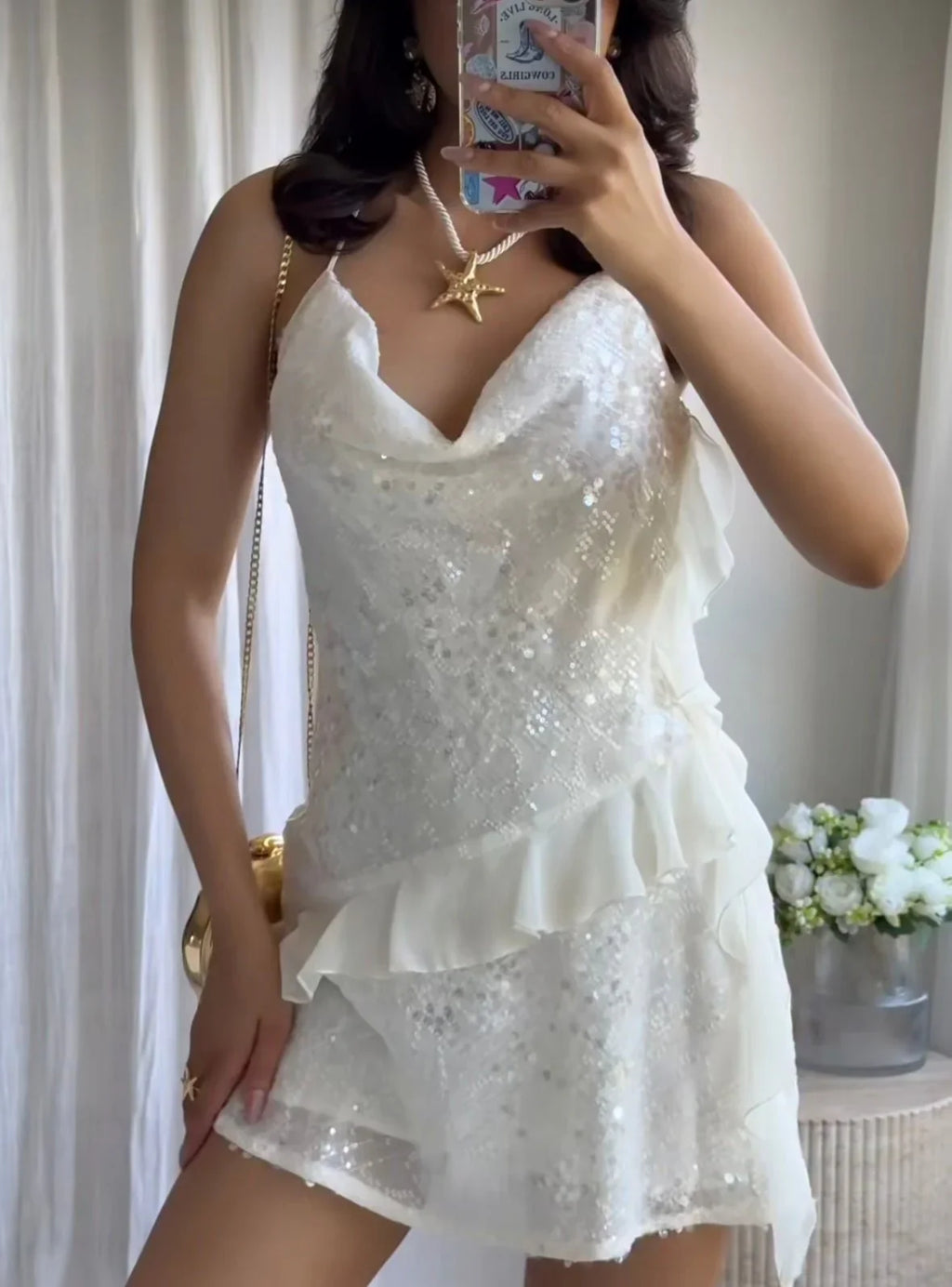 TAORMINA – Sequin Mini Dress – 5855