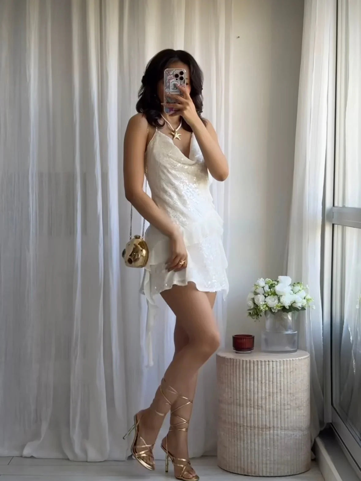 TAORMINA – Sequin Mini Dress – 5855