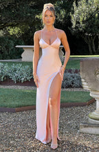 SANTORINI – Sleeveless Maxi Dress – 7277