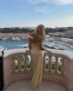 ANTIBES – Satin Backless Maxi – 5659