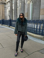 BRUGES – Faux Fur Jacket – 2712