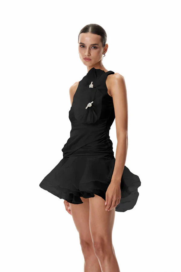 NICE – Sleeveless Cutout Mini Dress – 4892