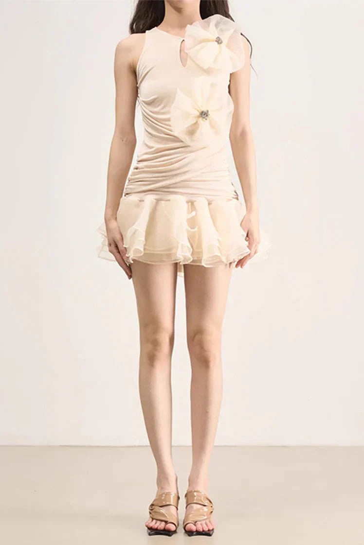 NICE – Sleeveless Cutout Mini Dress – 4892