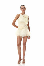 NICE – Sleeveless Cutout Mini Dress – 4892