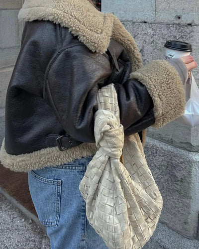 MUNICH – Aviator vegan Leather Jacket – 9845