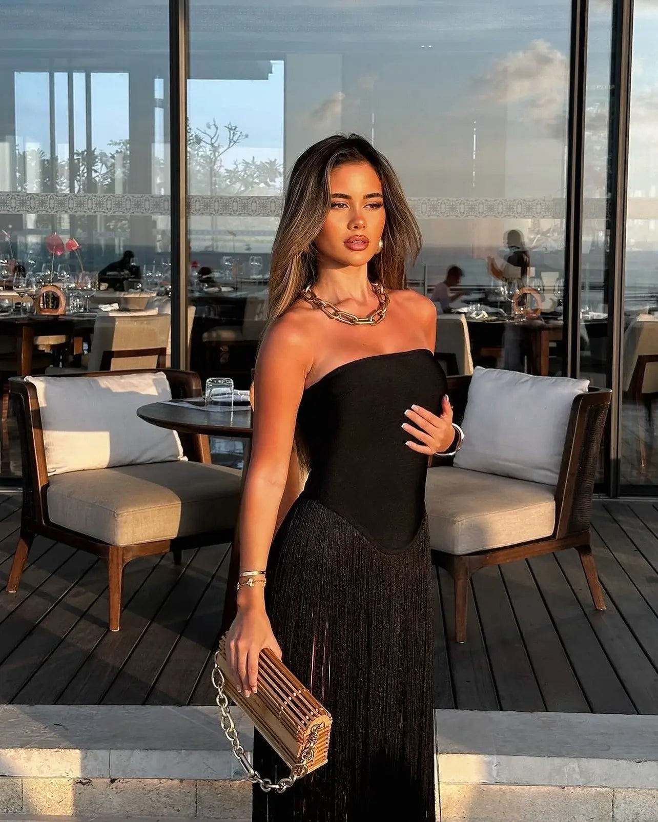 ALICANTE – Strapless Bandage Dress – 5063