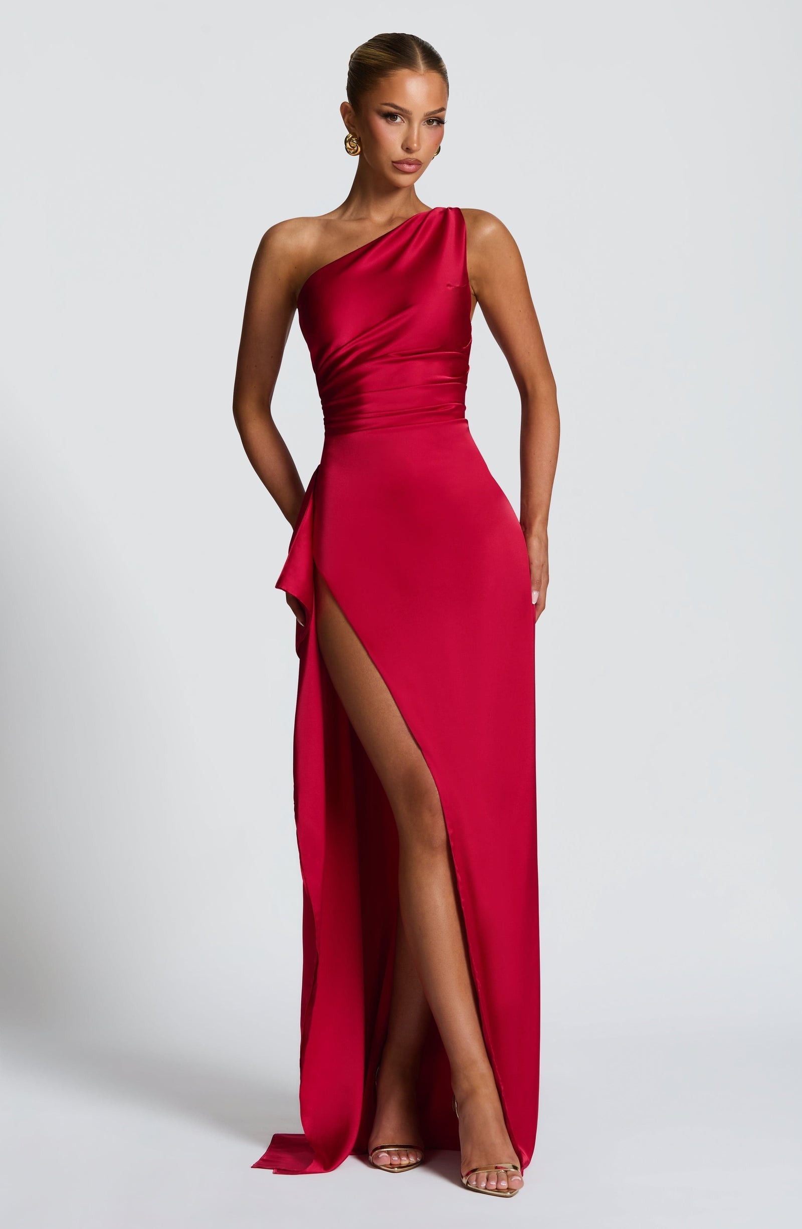 MYKONOS – One Shoulder Maxi Dress – 4076