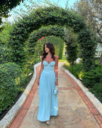 MYKONOS – Strapless Pleated Maxi Dress – 9923