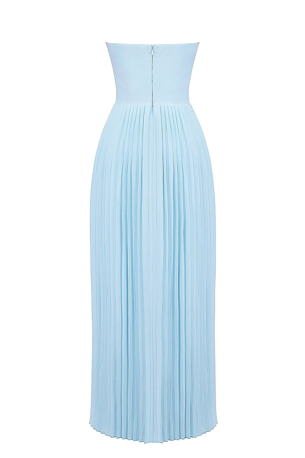 MYKONOS – Strapless Pleated Maxi Dress – 9923