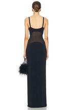 SANTORINI – Bodycon Maxi Dress – 7133