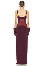 SANTORINI – Bodycon Maxi Dress – 7133