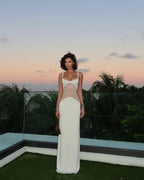 SANTORINI – Bodycon Maxi Dress – 7133