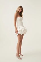 ATHENS – Bubble Hem Mini Dress – 3801