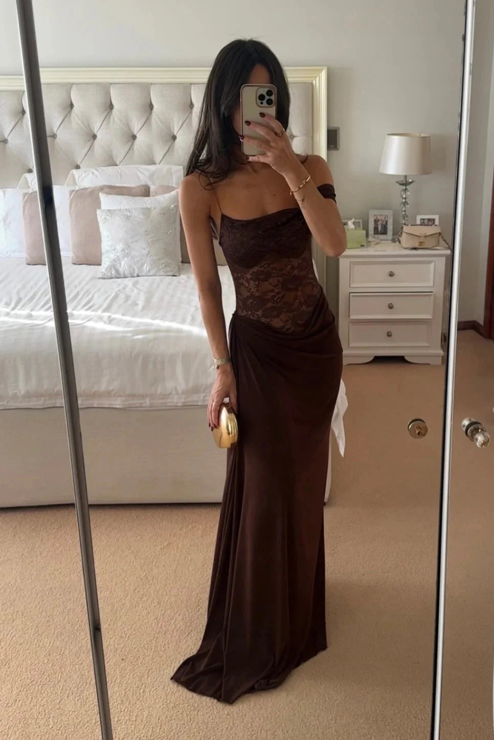 BRUGES – Lace Maxi Dress – 6621