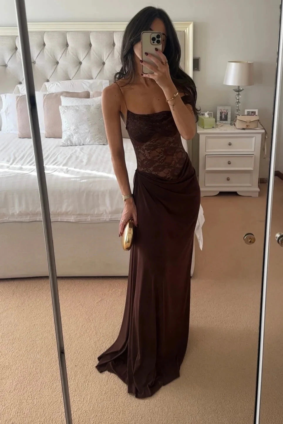 BRUGES – Lace Maxi Dress – 6621