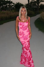 SEVILLE – Floral Bodycon Maxi Dress – 6540